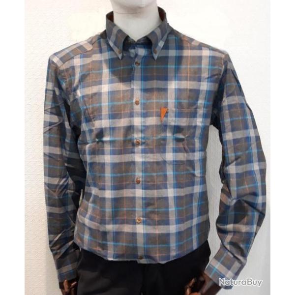 CHEMISE BLEUE  CARREAUX T3XL