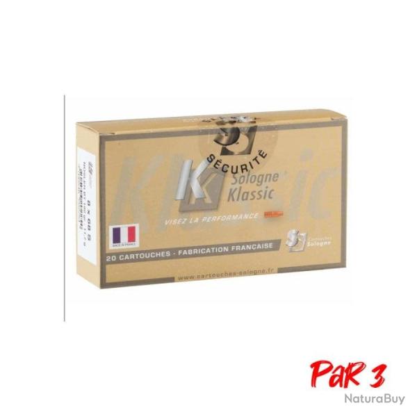 Balles Sologne Nosler Ballistic TIP - 8x68S / Par 3