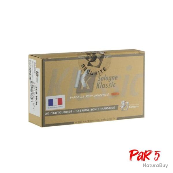 Balles Sologne Nosler Ballistic TIP - Cal. 308 Win - 308 Win MAG / Par 5