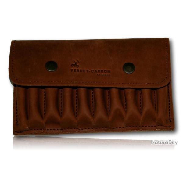 CARTOUCHIERE CUIR CEINTURE VERNEY CARRON 10 BALLES