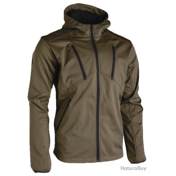 Softshell Winchester twinpeak kaki manches longues