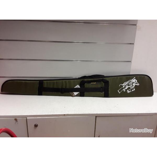 MARIUS  7849 FOURREAU POUR FUSIL STEPLAND SYNTH�TIQUE 130CM KAKI  AVEC MOTIT SANGLIER NEUF