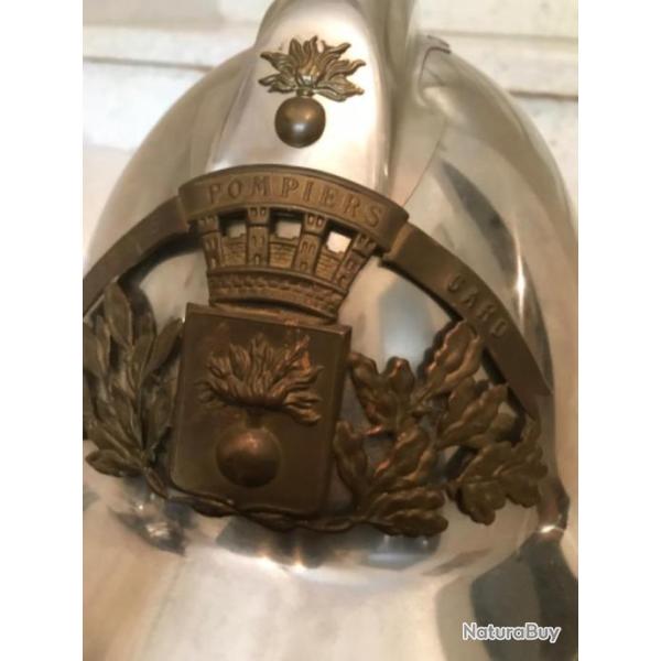 CASQUE POMPIERS DU GARD ET LE GRAU DU ROI (30)