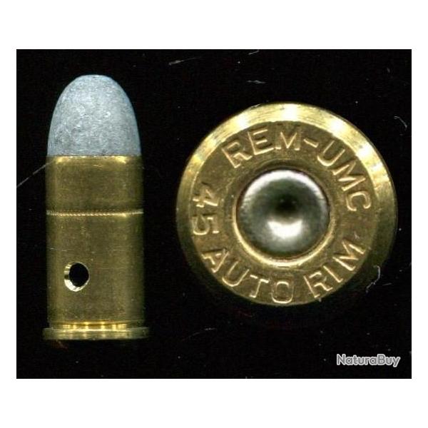 .45 AUTO RIM - balle plomb - marquage = 45 AUTO RIM REM-UMC