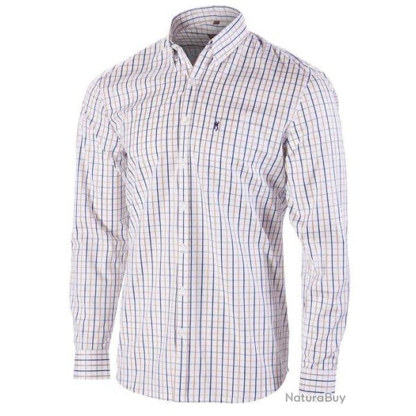 Chemise � manches longues James marron BROWNING