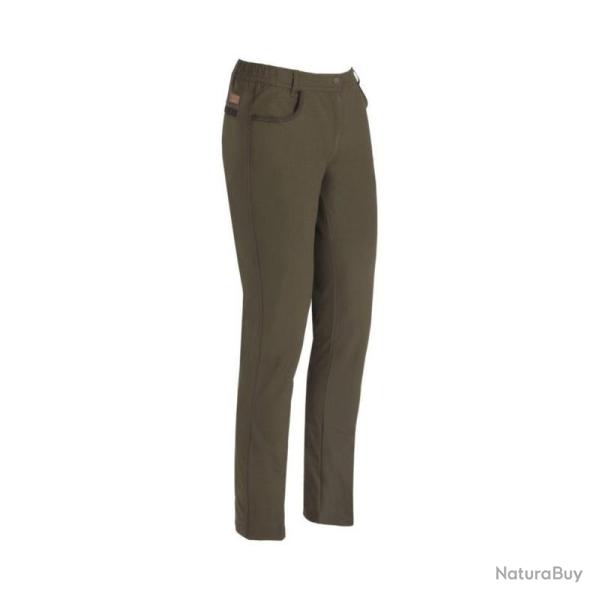 Pantalon Femme Percussion Hyperstrech Savane Kaki