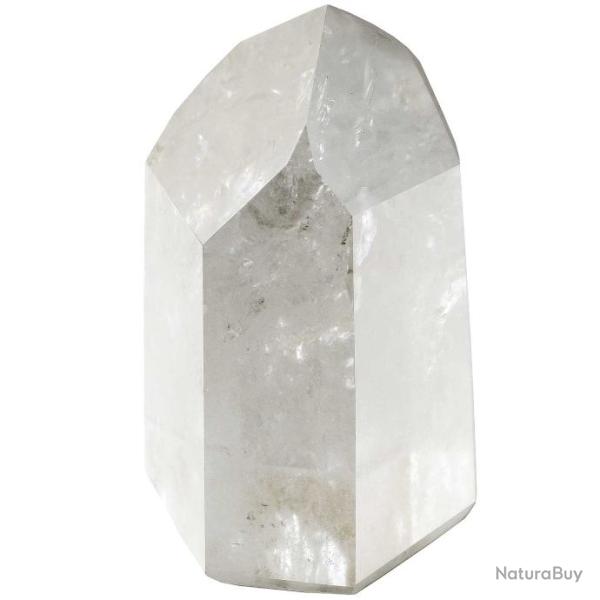 Pointe polie mono-termin�e en cristal de roche 121 � 140 grammes