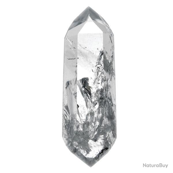 Pointe polie cristal bi-termin�e 61 � 70 grammes