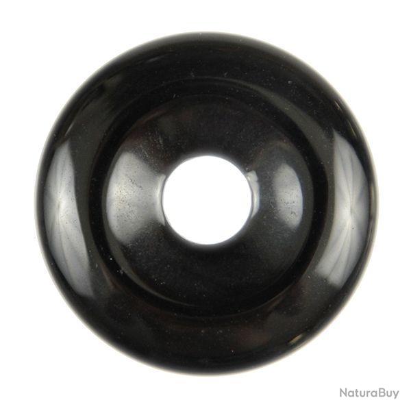 Donut Pi Chinois en onyx pour pendentif 4 cm