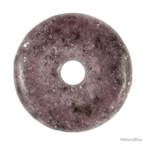 Donut Pi Chinois en l�pidolite pour pendentif 5 cm