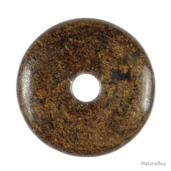 Donut Pi Chinois en bronzite pour pendentif 3 cm