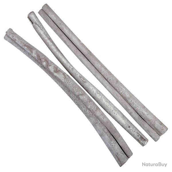 B�tons de cannelle blanchis d�coratifs 50 cm - Lot de 2