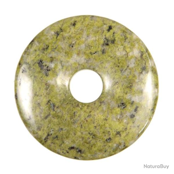 Donut Pi Chinois en �pidote pour pendentif 3 cm