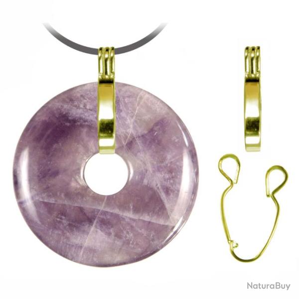 Support de donut � clip en m�tal dor� 3 � 4 cm