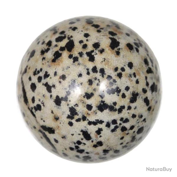 Sph�re en jaspe dalmatien 4 cm