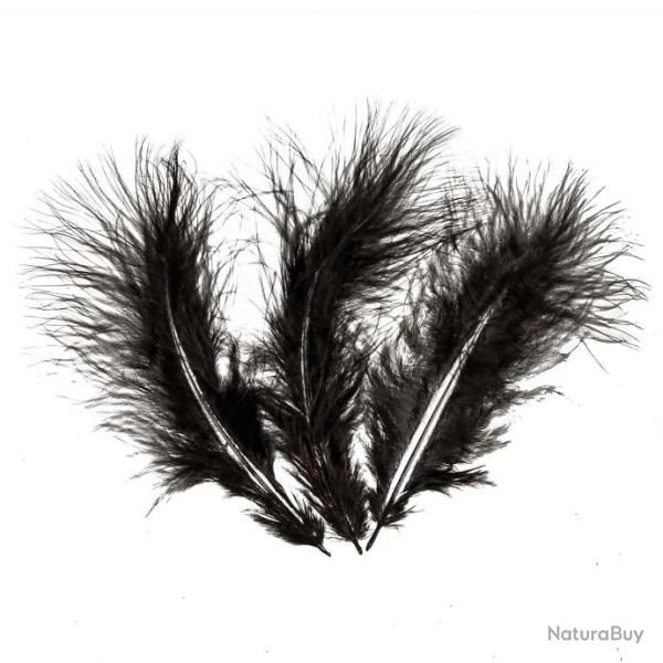 Plumes de marabout - 12  18 cm - 5 grammes Noir
