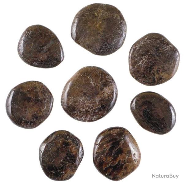 Galet plat grenat pyrope - A l'unit� 21 � 30 grammes