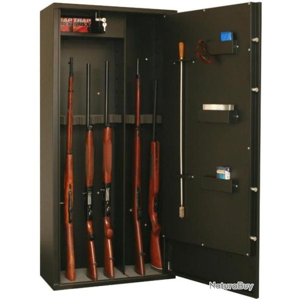 ARMOIRE FORTE Coffre Fort Fusil Arme Longue MODULABLE 12 ARMES 8 ARMES + �TAG�RES FORTIFY DELTA 12