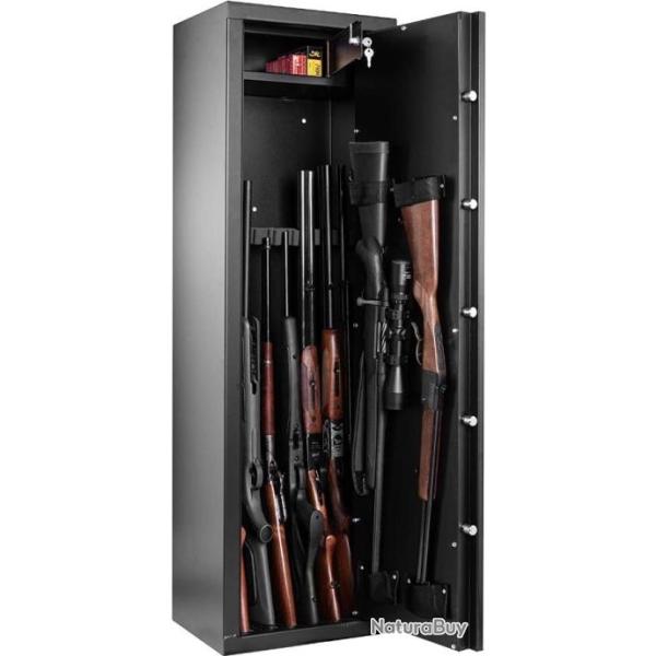 Armoire Forte Coffre Forme Blind� au Norme Fran�aise 10 Armes Coffre int�rieur Haute Qualit� Fusil