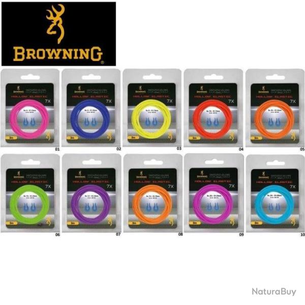 Promo: Elastique creux Browning Hollow Elastic N�30 bordeau 4.50mm