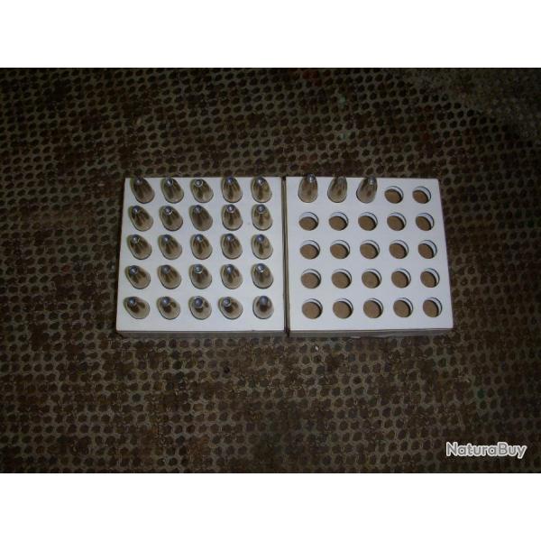 lot de 28 balles de 8mm �troit ( .315) type H-MANTEL de 12,9 g / 200 grs