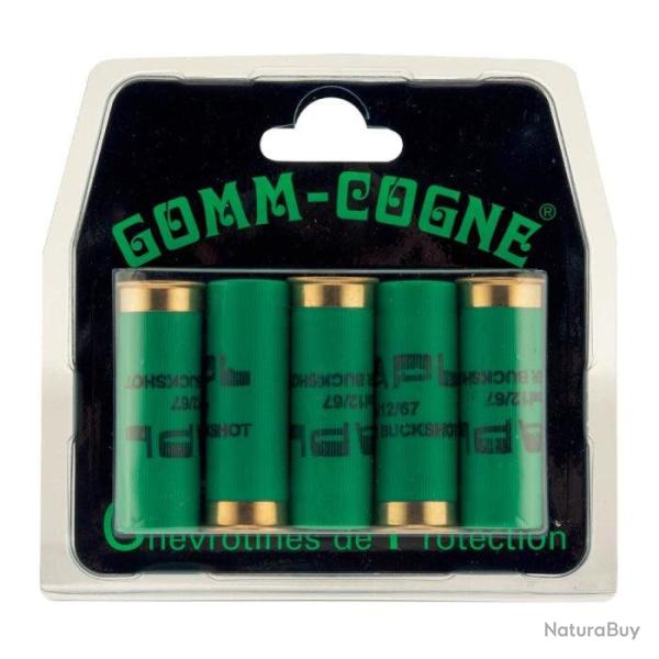 Cartouches de chevrotines caoutchouc Sapl gomm-cogne - 12/67