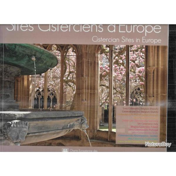 sites cisterciens d'europe france, belgique , allemagne , pologne, su�de, portugal, danemark, italie