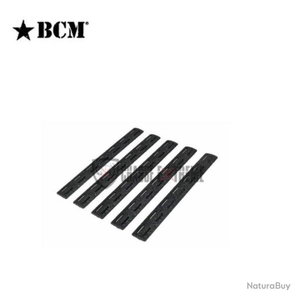 Prot�ge Rail BCM 5-Pack M-Lok Polymere Noir  5.5"