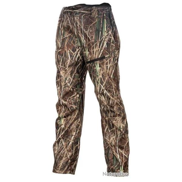Pantalon De Chasse Enfant Treeland Ouverture Camo Roseaux - 10 ans