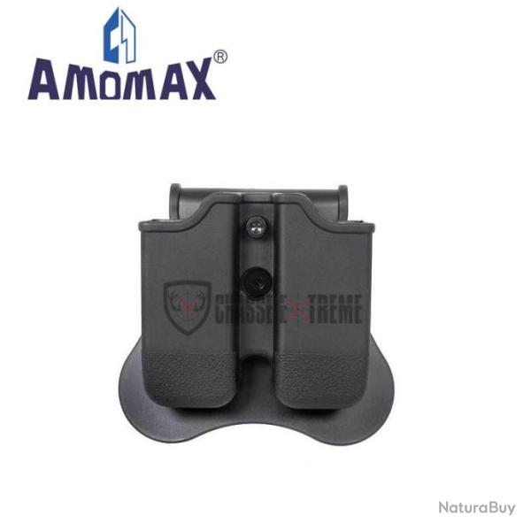 Porte Chargeur AMOMAX Universel Sauf 1911 Noir