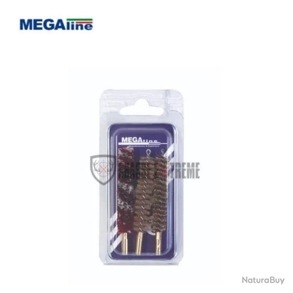 Blister 3 Brosses MEGALINE Cal 45