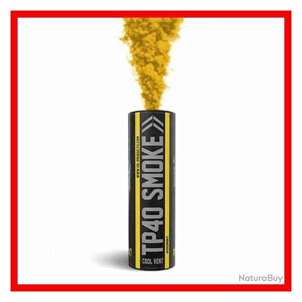 FUMIGENE TP40 A GOUPILLE SUPERIEURE JAUNE