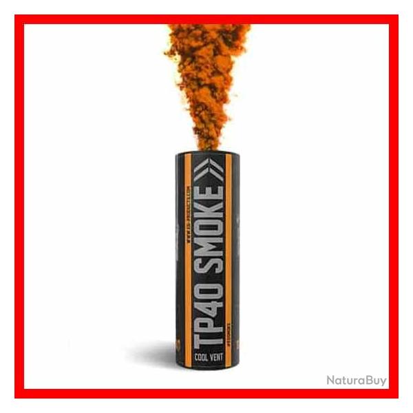 FUMIGENE TP40 A GOUPILLE SUPERIEURE ORANGE
