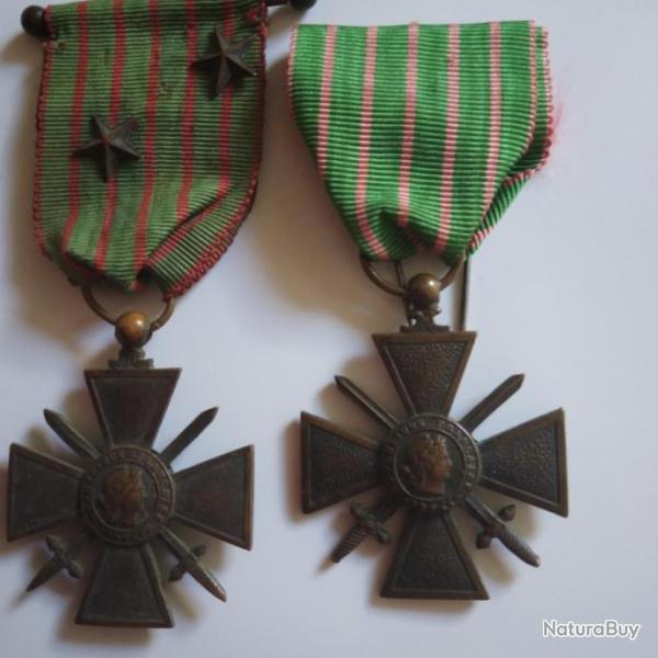 2 m�dailles militaire