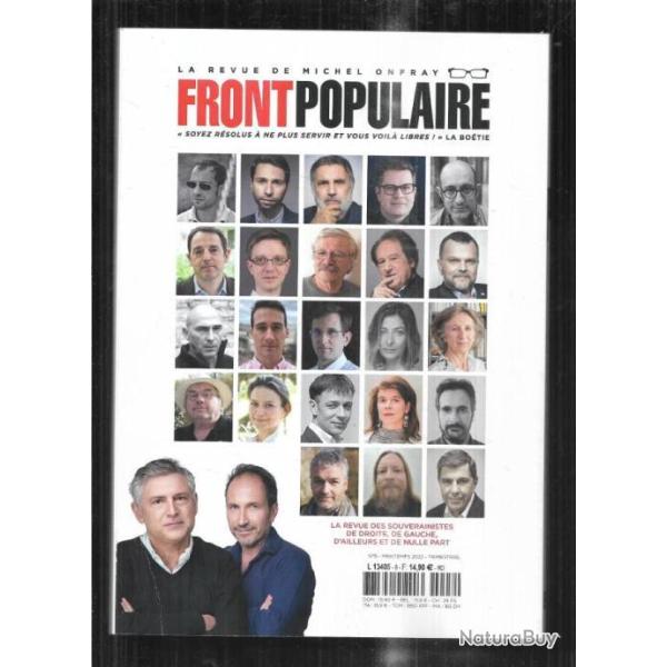 revue front populaire 7  de michel onfray