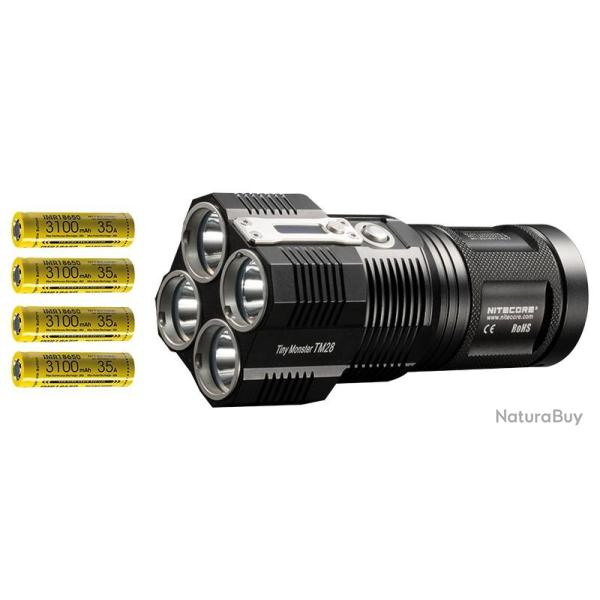 Lampe torche Nitecore Tiny Monster 28BI 6000 lumens