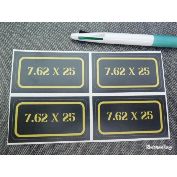Stickers caisse � munition # 7.62x25