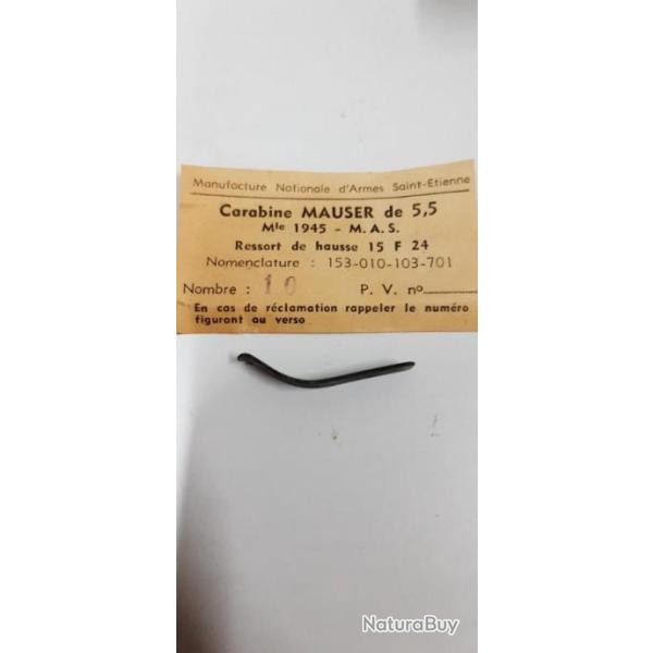 Ressort de planche de hausse  Mas 45 Mauser 45