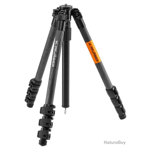 Tr�pied de tir KJI K800 Carbone sans t�te-TREPIED KJI K800 CARBONE