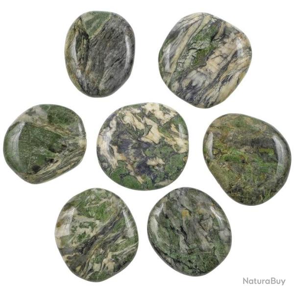 Galet plat smaragdite - A l'unit� 41 � 50 grammes