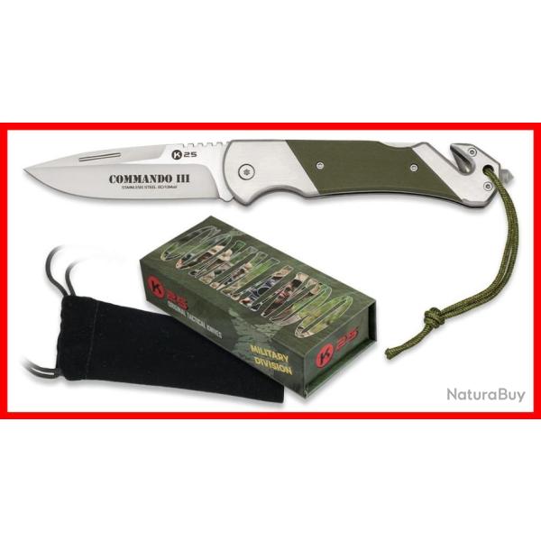 COUTEAU PLIANT K25 COMMANDO 3