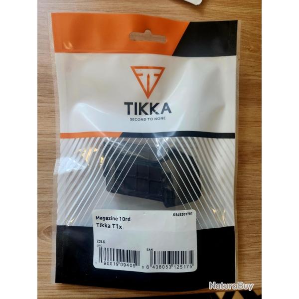 Chargeur TIKKA T1X 10 coups Calibre - 22LR