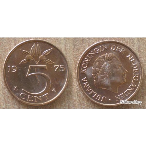 Pays Bas 5 Cent 1975 Netherlands Cents Gulden Nederland Hollande Piece