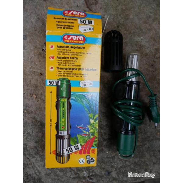 Thermoplongeur (chauffage) d'aquarium 50W SERA