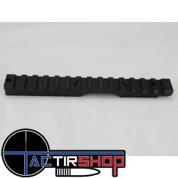 Rail pent&eacute; picatinny Weapons Accuracy acier inoxydable 40 Moa pour CZ 457