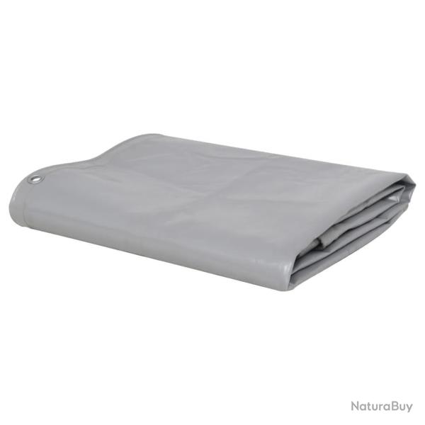 B�che b�che polyvalente et r�sistante 650 g / m� 1,5 x 6 m gris 02_0002177
