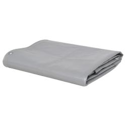 B&acirc;che 3 x 6 m drap de camping protection jardin couverture remorque gris 02_0002238
