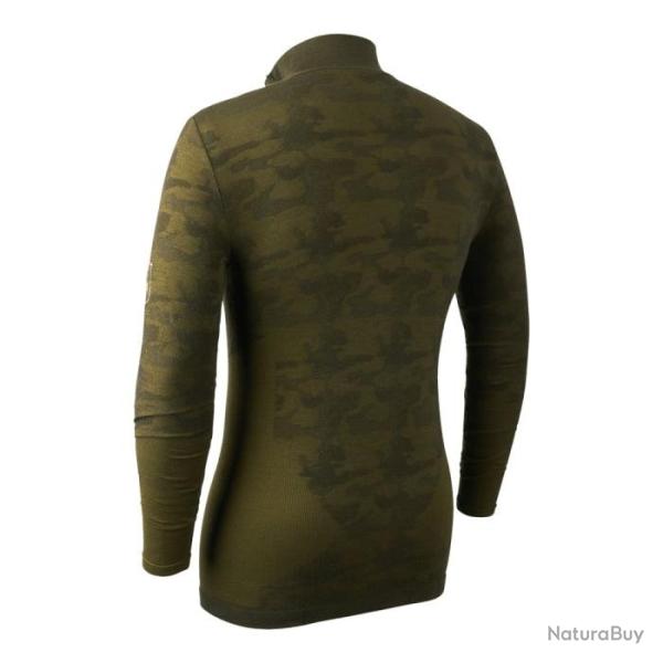 T-shirt thermique DeerHunter avec zip - Camo / L/XL