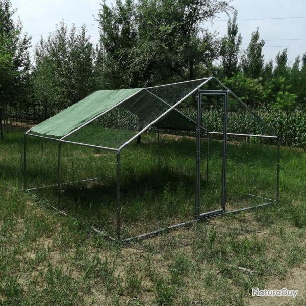 Voliere jardin XXL 4x4x2,80m cage oiseau pigeon colombe chatire poulailler avis cielterre-commerce