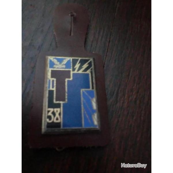 insigne 38 eme regiment transmission ref drago h 576